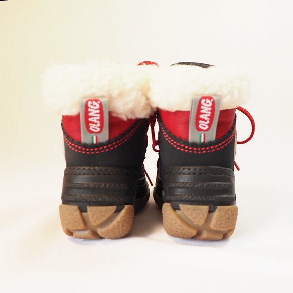 New Olang Randa Baby Boots in Nero Rosso Size 19 euro - Picture 5 of 6